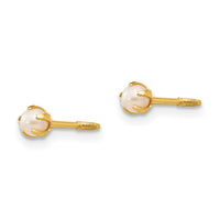 14k Madi K 2.5mm FW Cultured Pearl Earrings-SE266
