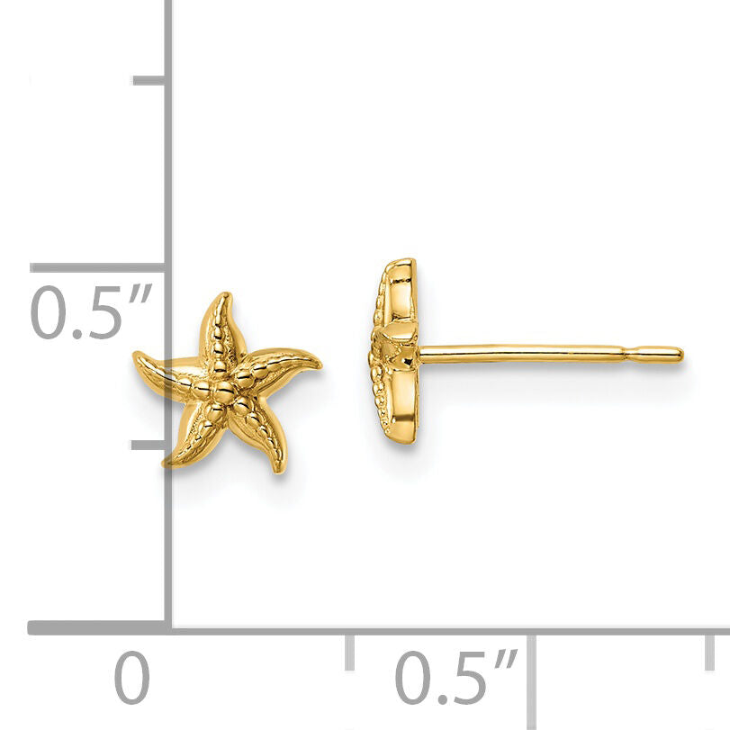 14k Madi K Starfish Post Earrings-SE3017
