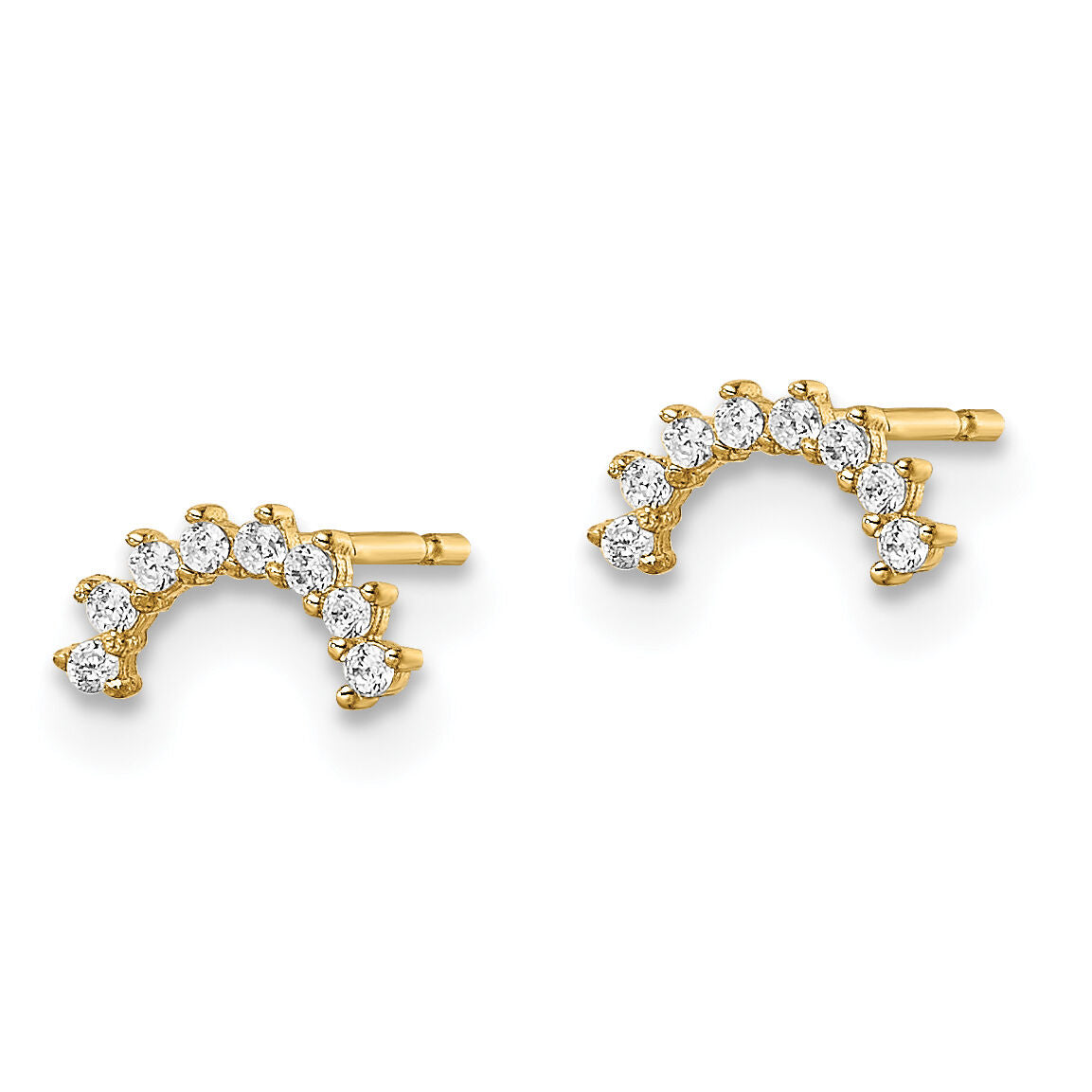 14k Madi K CZ Post Earrings-SE3025