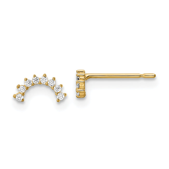 14k Madi K CZ Post Earrings-SE3025