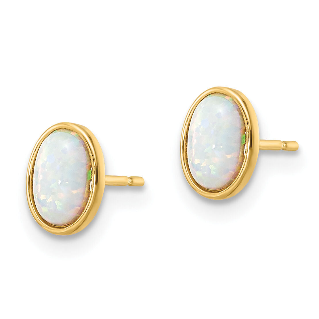 14k Madi K Created Opal Post Earrings-SE3027