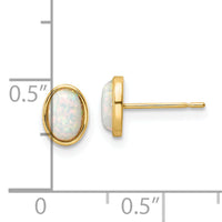 14k Madi K Created Opal Post Earrings-SE3027