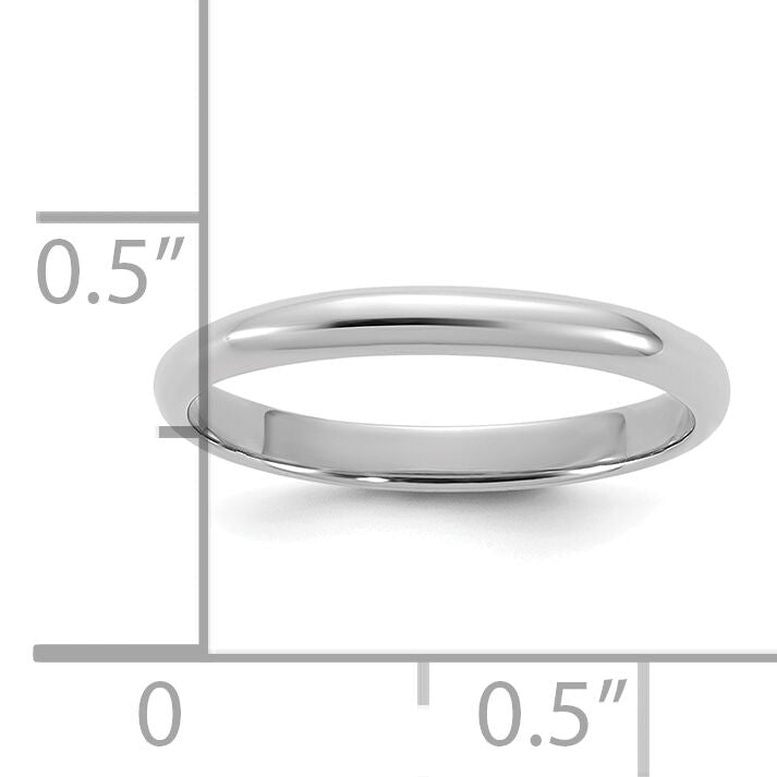 14K White Gold Madi K Polished 2mm Baby / Children's Ring-SE3081