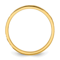 14K Madi K Diamond-cut Design 2mm Band Baby / Children's Ring-SE3083