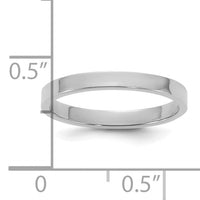 14K White Gold Madi K High Polished 2mm Band Baby / Children's Ring-SE3087