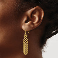 14K Bead Chain Earrings-SF1643