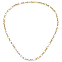 14k Oval Link Necklace-SF1839-18