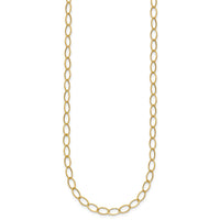14k Oval Link Necklace-SF1848-18