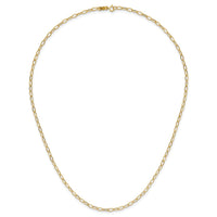 14k Oval Link Necklace-SF1854-18