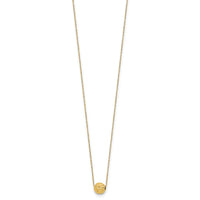 14k Bead Necklace-SF1873-18