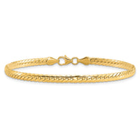 14k Polished 7in Fancy Link Bracelet-SF2104-7.5