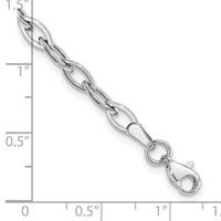 14K White Gold Polished Bracelet-SF2188-7.5