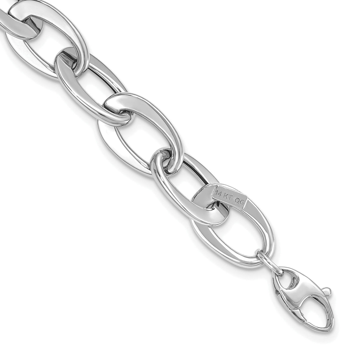14kw Polished Fancy Link Bracelet-SF2376-8