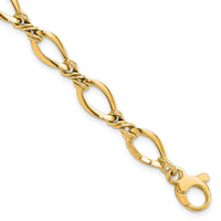 14k Fancy Link 7.5in Bracelet-SF2420Y-7.5