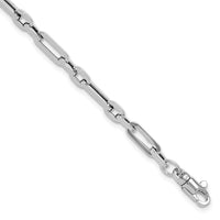 14K White Gold Polished Fancy Link Bracelet-SF2569W-7.5