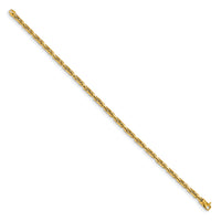 14K 3.25mm Polished Fancy Link Bracelet-SF2619-7.5