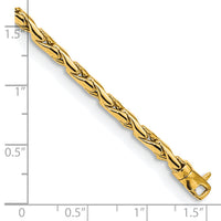 14K 3.25mm Polished Fancy Link Bracelet-SF2619-7.5