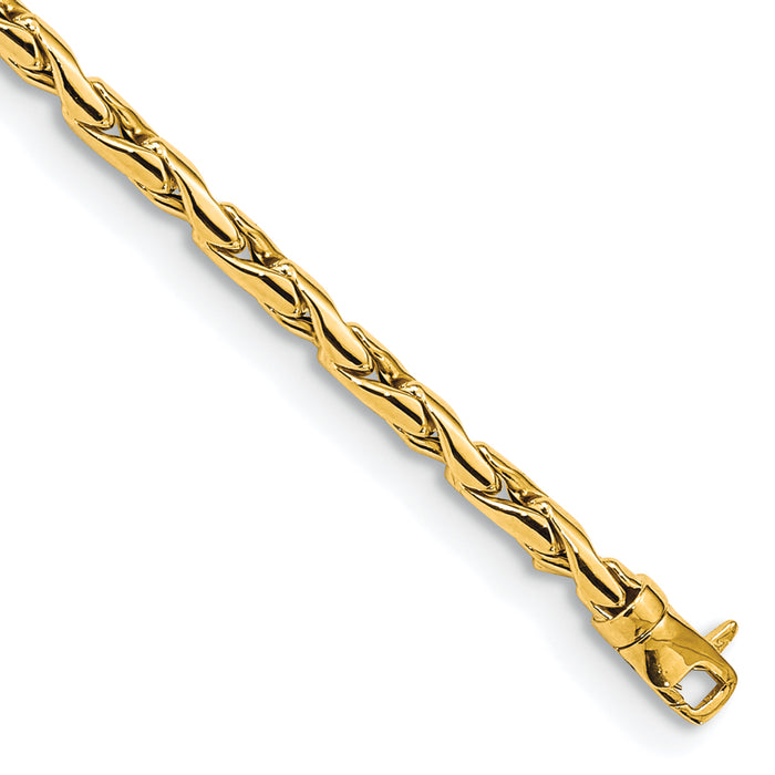 14K 3.25mm Polished Fancy Link Bracelet-SF2619-7.5