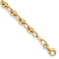 14K Polished Link Bracelet-SF2708-7.5