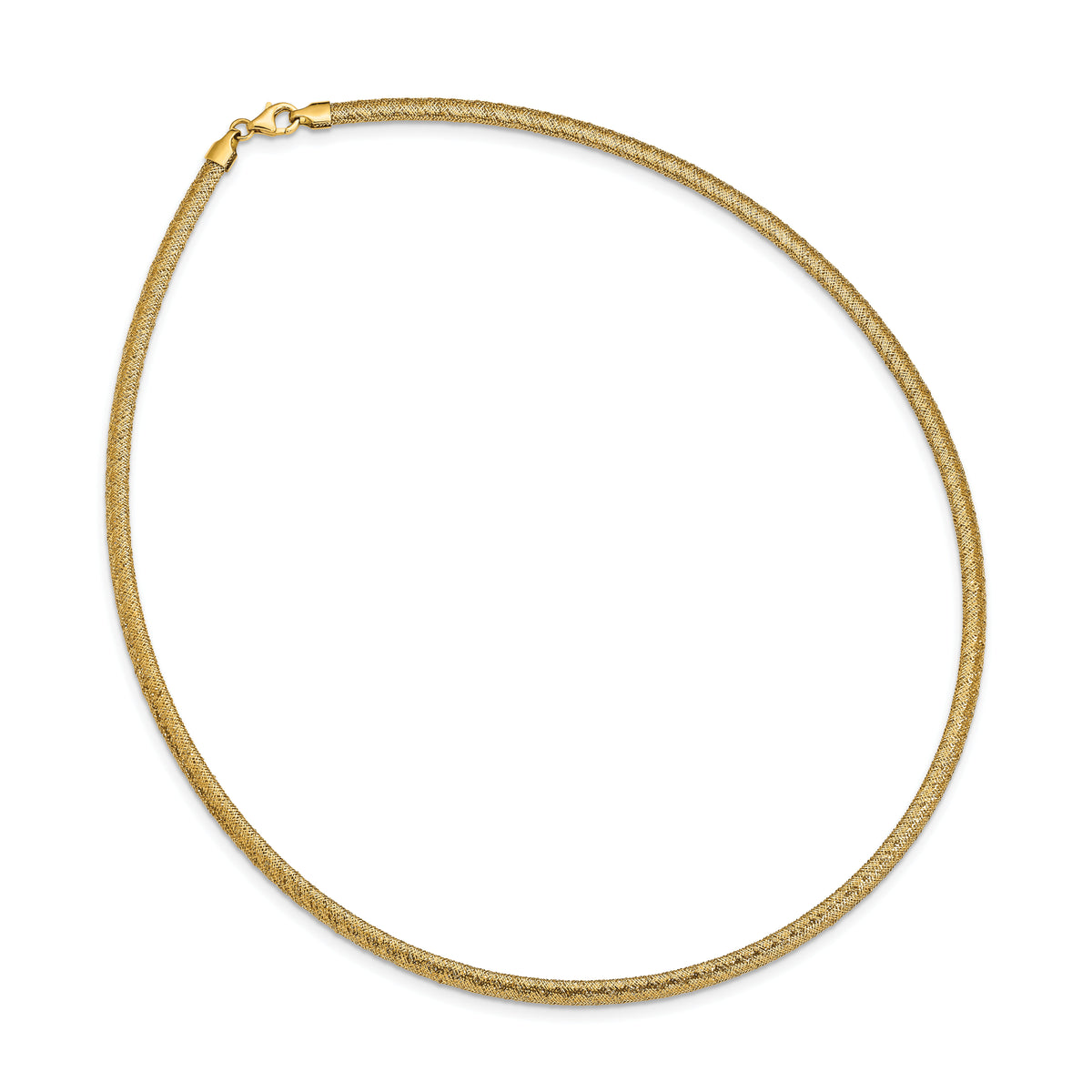14K Stretch Mesh Necklace-SF2741-17.5