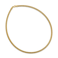 14K Stretch Mesh Necklace-SF2741-17.5
