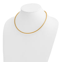 14K Stretch Mesh Necklace-SF2741-17.5