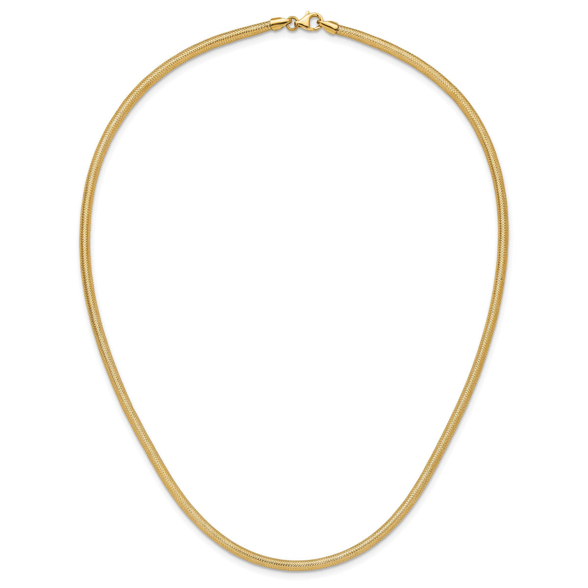 14K Stretch Mesh Necklace-SF2741-17.5