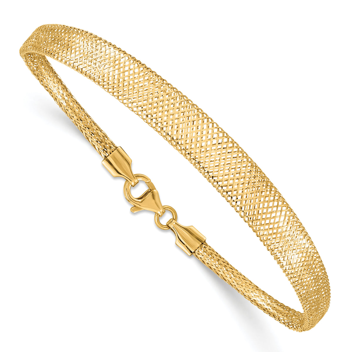 14K Stretch Mesh Graduated Bracelet-SF2744-7