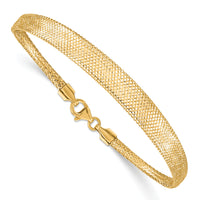 14K Stretch Mesh Graduated Bracelet-SF2744-7