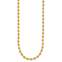 14K Polished Fancy Link Necklace-SF2844-18