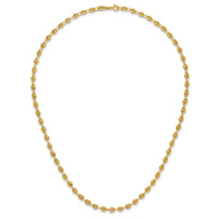 14K Polished Fancy Link Necklace-SF2844-18
