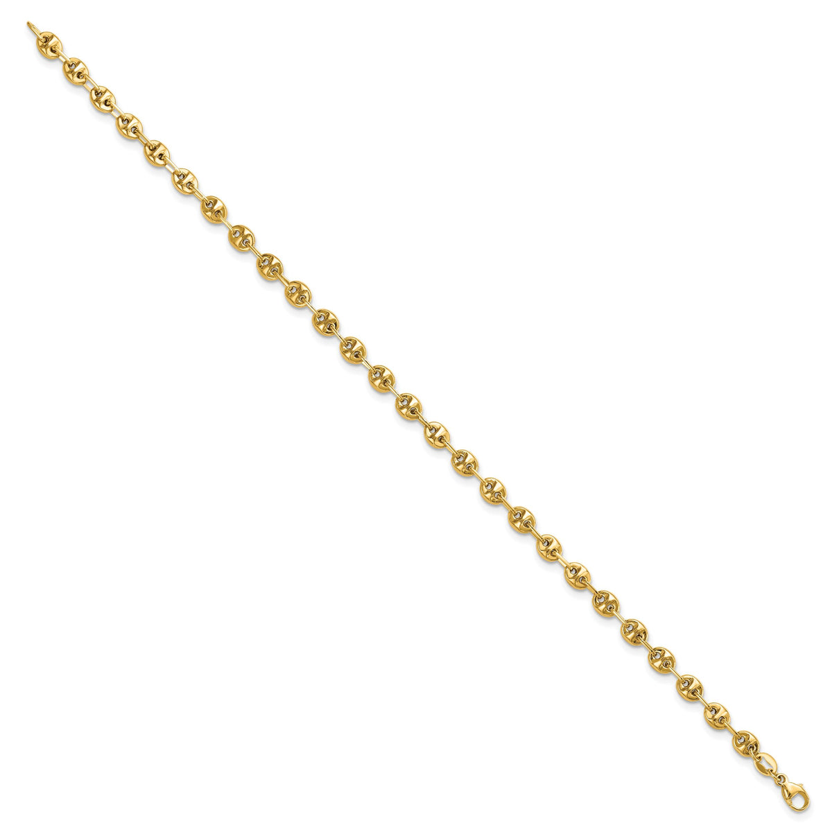 14K Polished Fancy Link Bracelet-SF2844-7.5