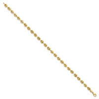 14K Polished Fancy Link Bracelet-SF2844-7.5