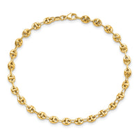 14K Polished Fancy Link Bracelet-SF2844-7.5