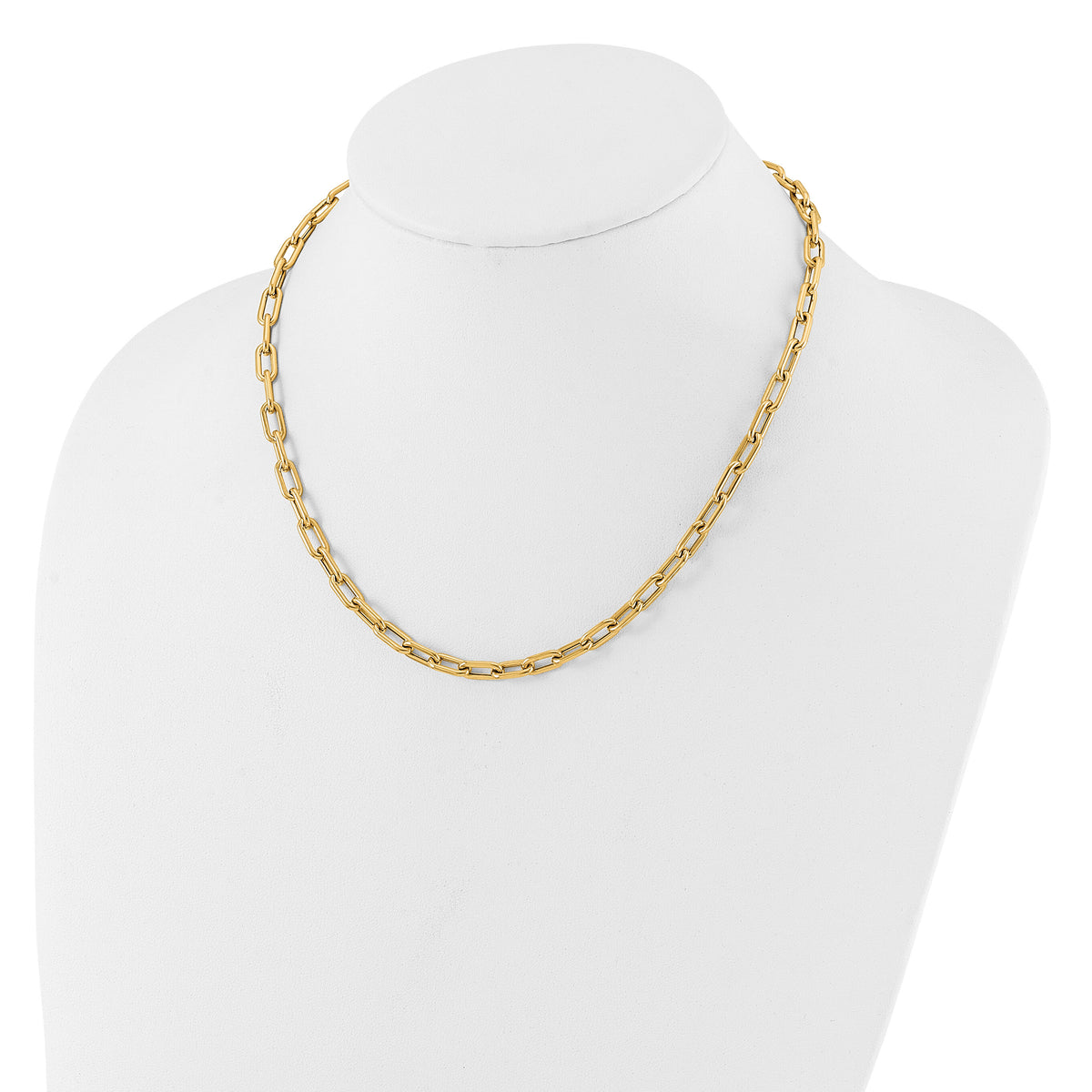14K Polished Fancy Toggle Link Necklace-SF2970-18