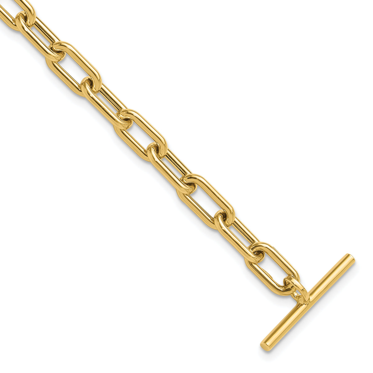 14K Polished Fancy Toggle Link Bracelet-SF2970-7.5