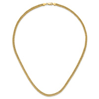14K Polished Fancy Link Necklace-SF2999-18