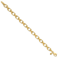 14K Polished Fancy Bracelet-SF3005-8