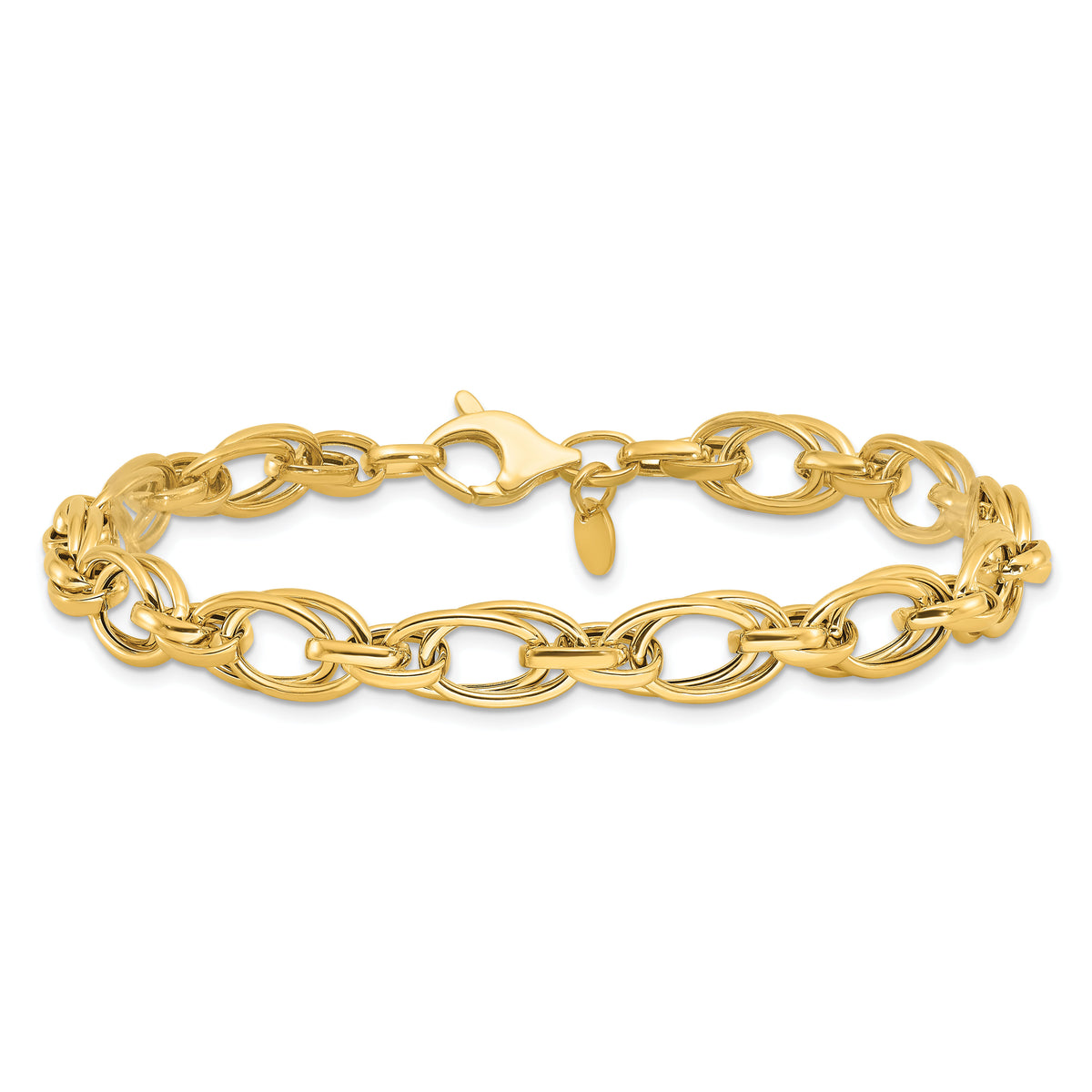 14K Polished Fancy Bracelet-SF3005-8