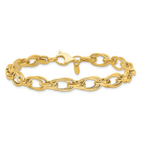 14K Polished Fancy Bracelet-SF3005-8