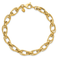 14K Polished Fancy Bracelet-SF3005-8