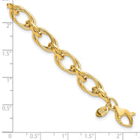 14K Polished Fancy Bracelet-SF3005-8