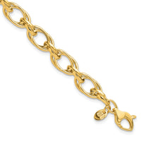 14K Polished Fancy Bracelet-SF3005-8