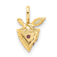 14K Gold Amethyst and Peridot Grapes Chain Slide-SF3069P