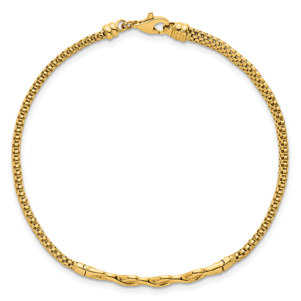 14k Polished Infinity 7.5in Fancy Link Bracelet-SF3104-7.5