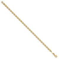 14k Polished Fancy Link 7in Bracelet-SF3108-7