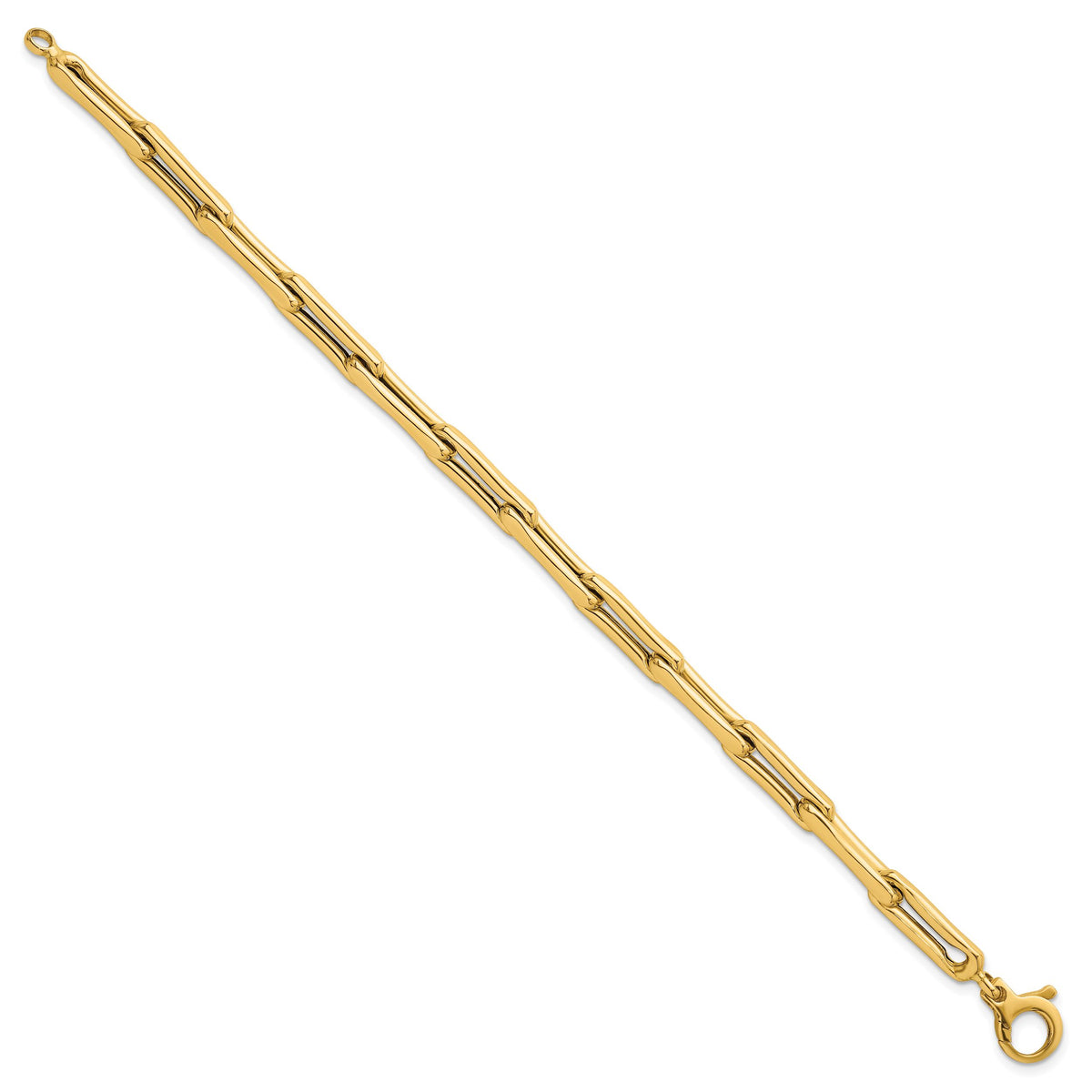 14k Polished 7.5 Fancy Link Bracelet-SF3120-7.5