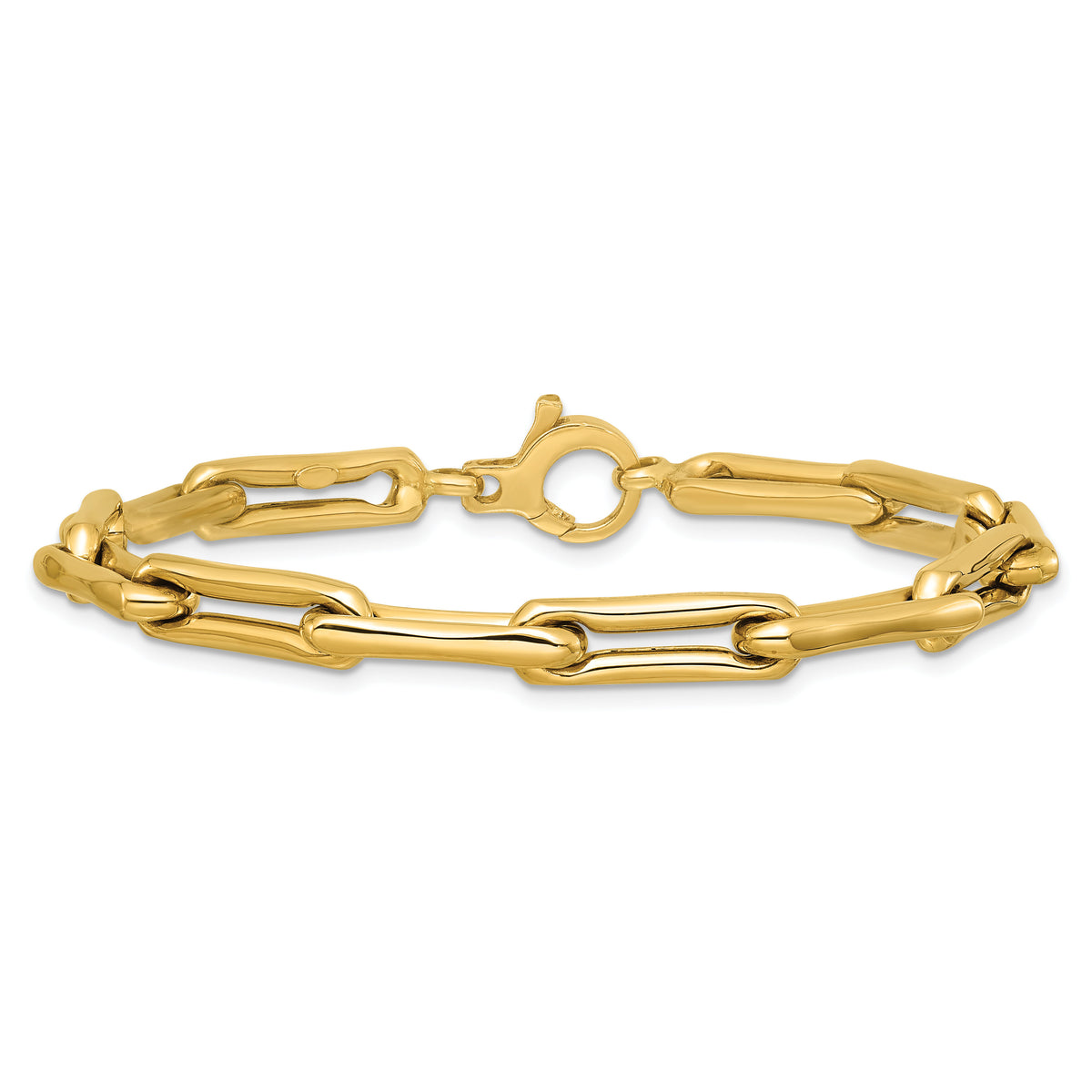 14k Polished 7.5 Fancy Link Bracelet-SF3120-7.5