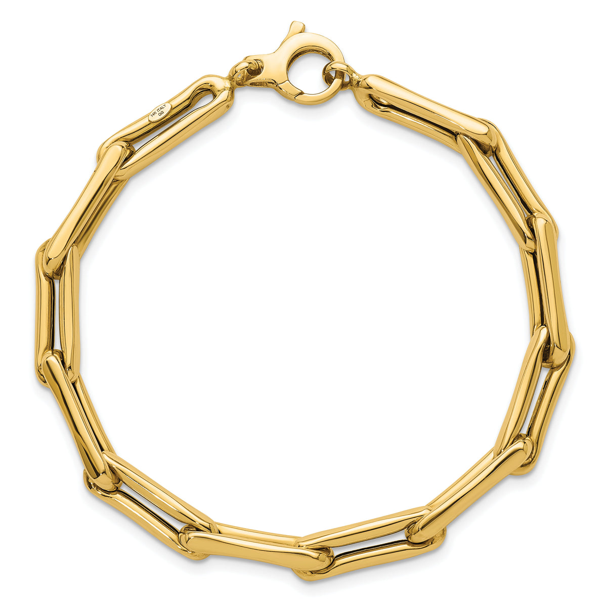14k Polished 7.5 Fancy Link Bracelet-SF3120-7.5