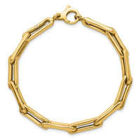 14k Polished 7.5 Fancy Link Bracelet-SF3120-7.5